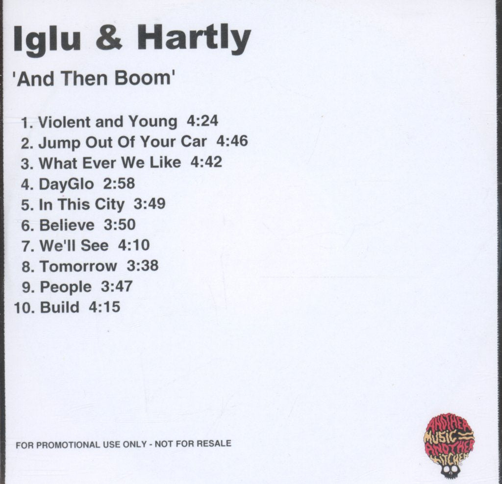 Iglu & Hartly - And Then Boom - Cdr
