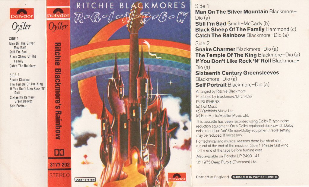 Rainbow - Ritchie Blackmore's Rainbow - Cassette – Vinyl Tap
