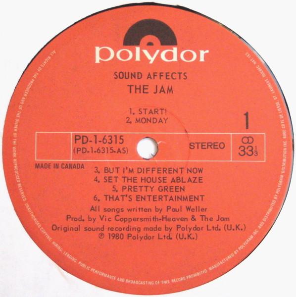 Jam - Sound Affects - Lp