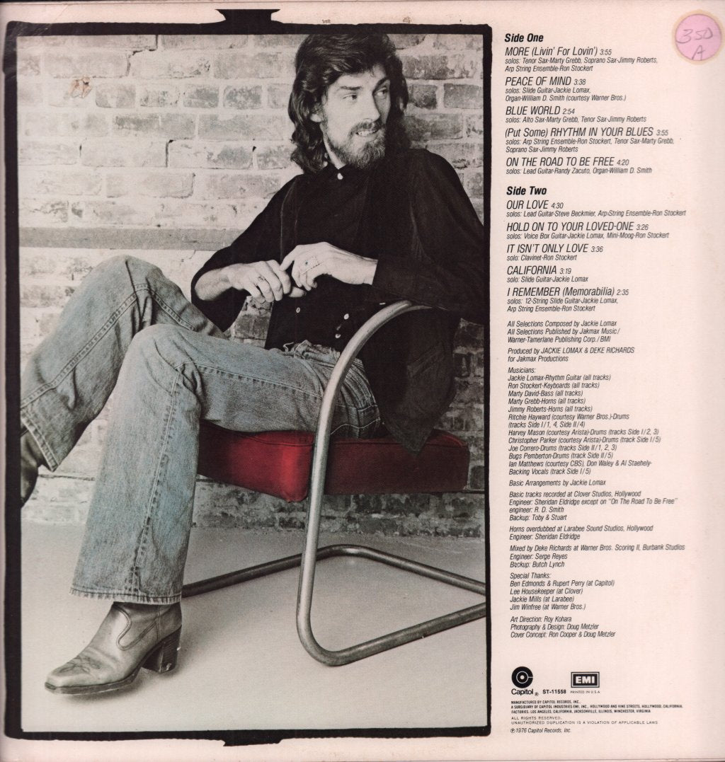 Jackie Lomax - Livin' For Lovin' - Lp