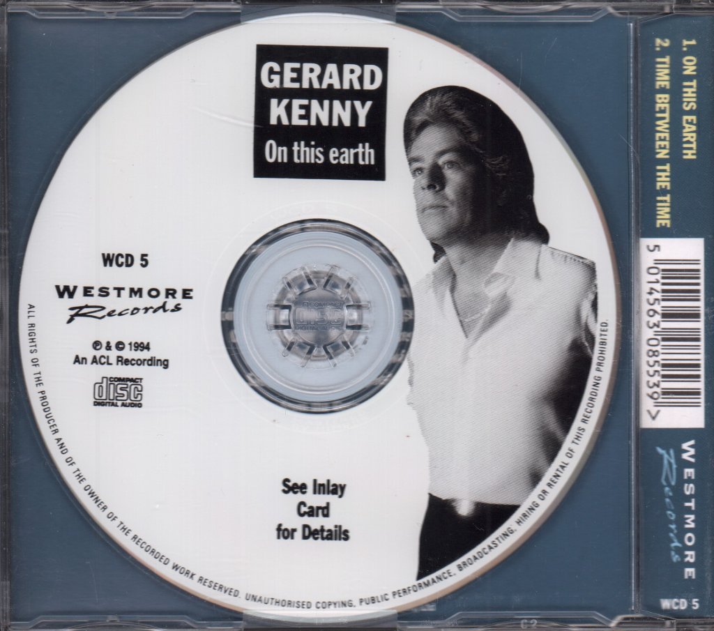 Gerard Kenny - on this earth - Cd