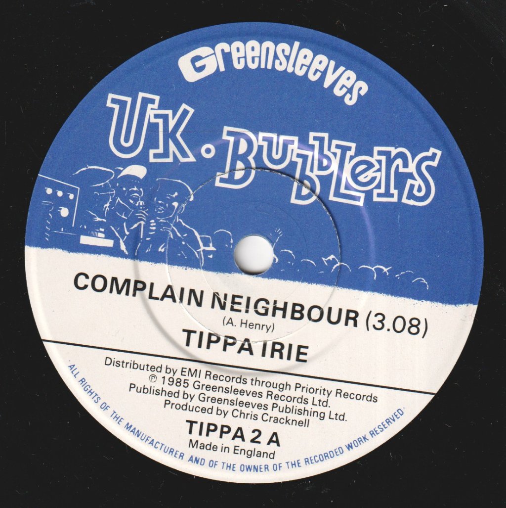 Tippa Irie - Complain Neighbour - 7 Inch