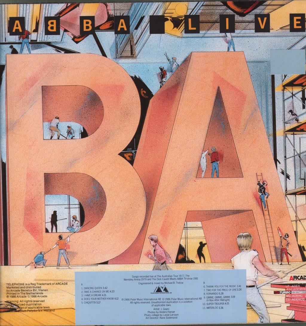 ABBA - Live - Lp