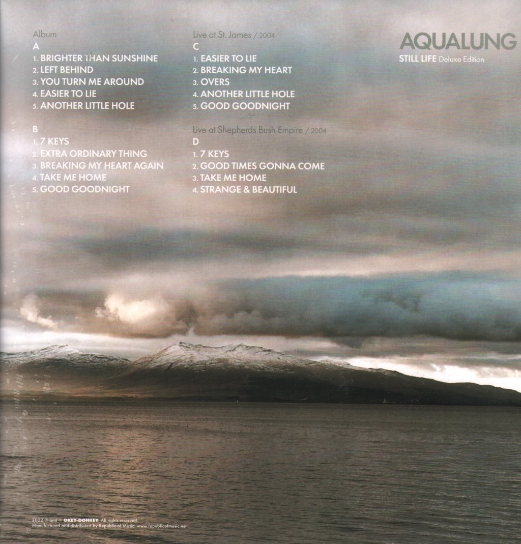 Aqualung - Still Life - Double Lp