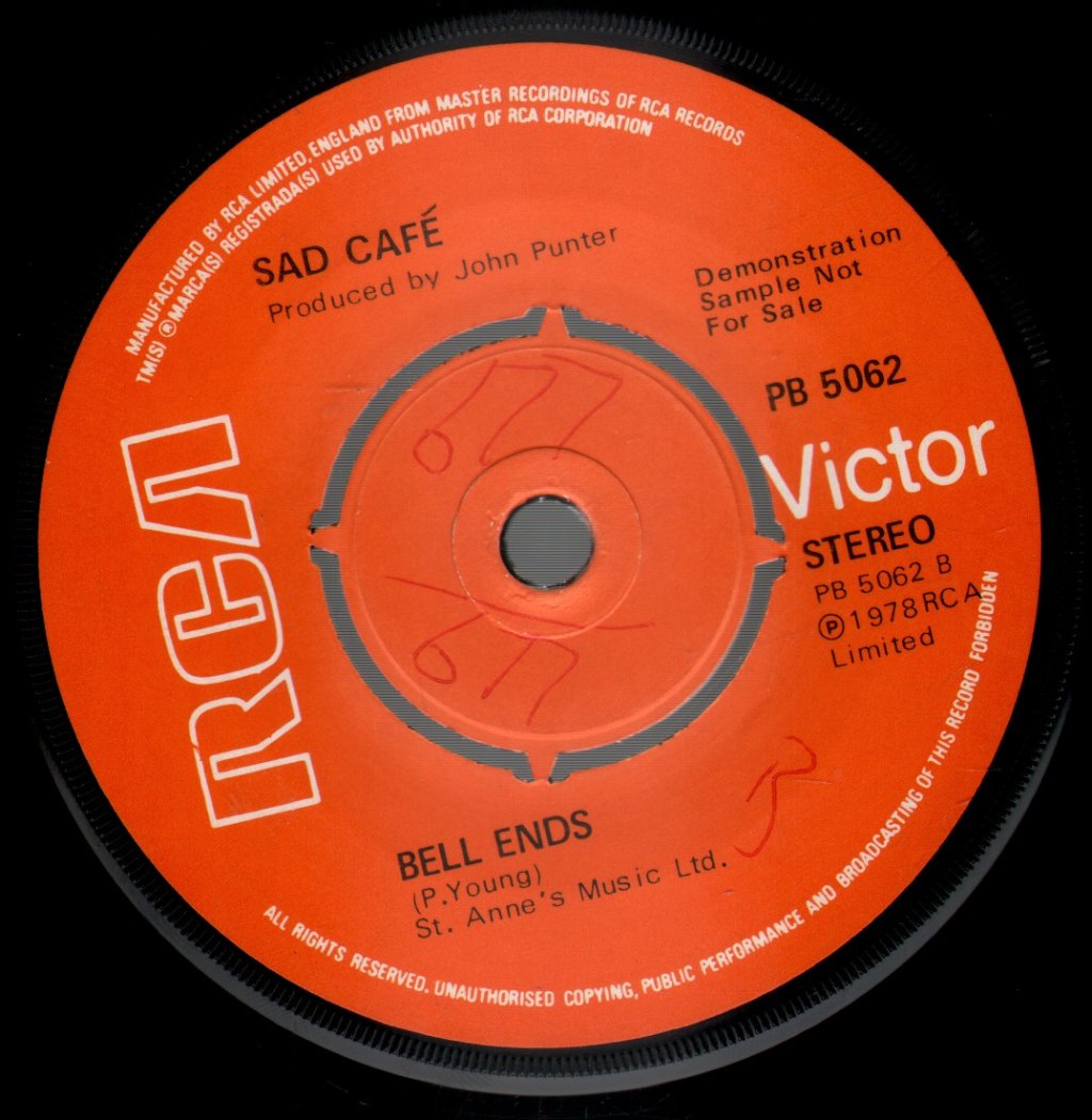 Sad Cafe - Hungry Eyesbell ends - 7 Inch
