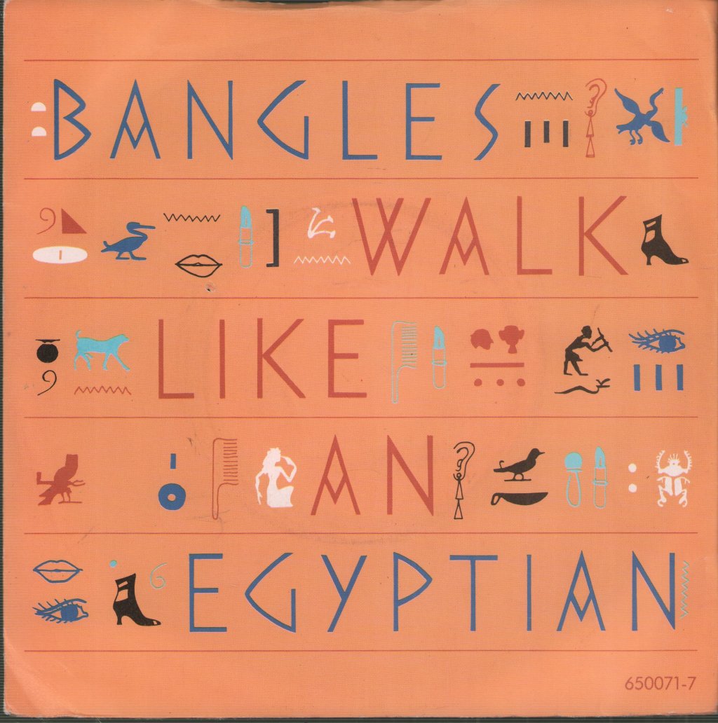Bangles - Walk Like An Egyptian - 7 Inch