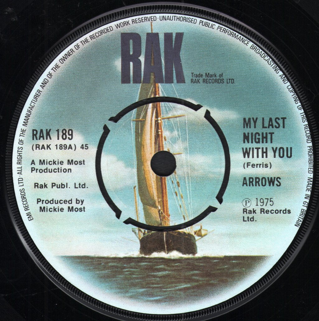 Arrows - My Last Night With You - 7 Inch