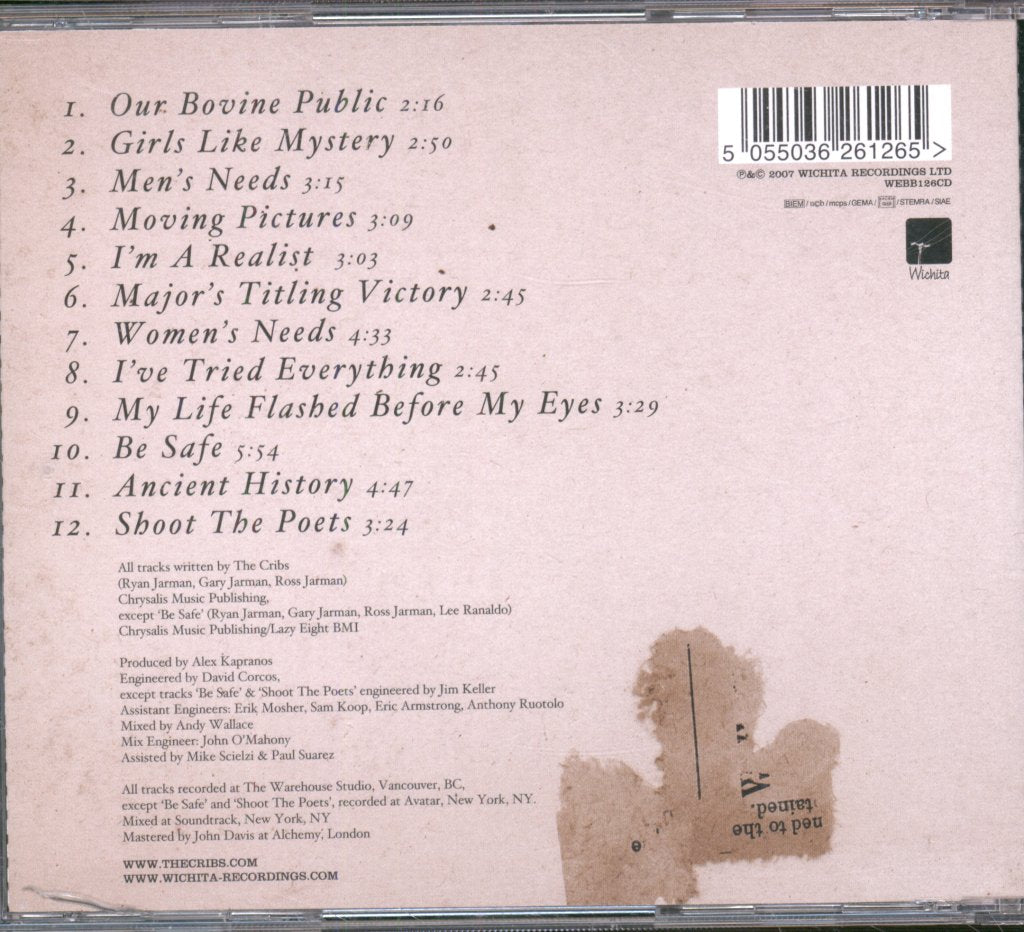 Cribs - Men's Needs, Women's Needs, Whatever - Cd