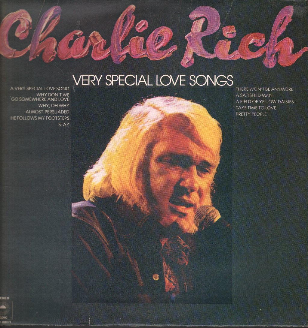 Charlie Rich - Very Special Love Songs - Lp