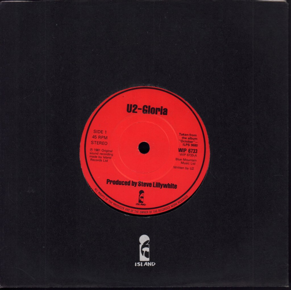 U2 - Gloria - 7 Inch