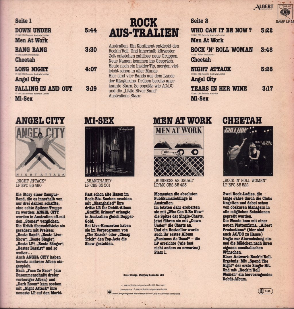 Various Artists - Rock-Paket Aus-Tralien - Lp