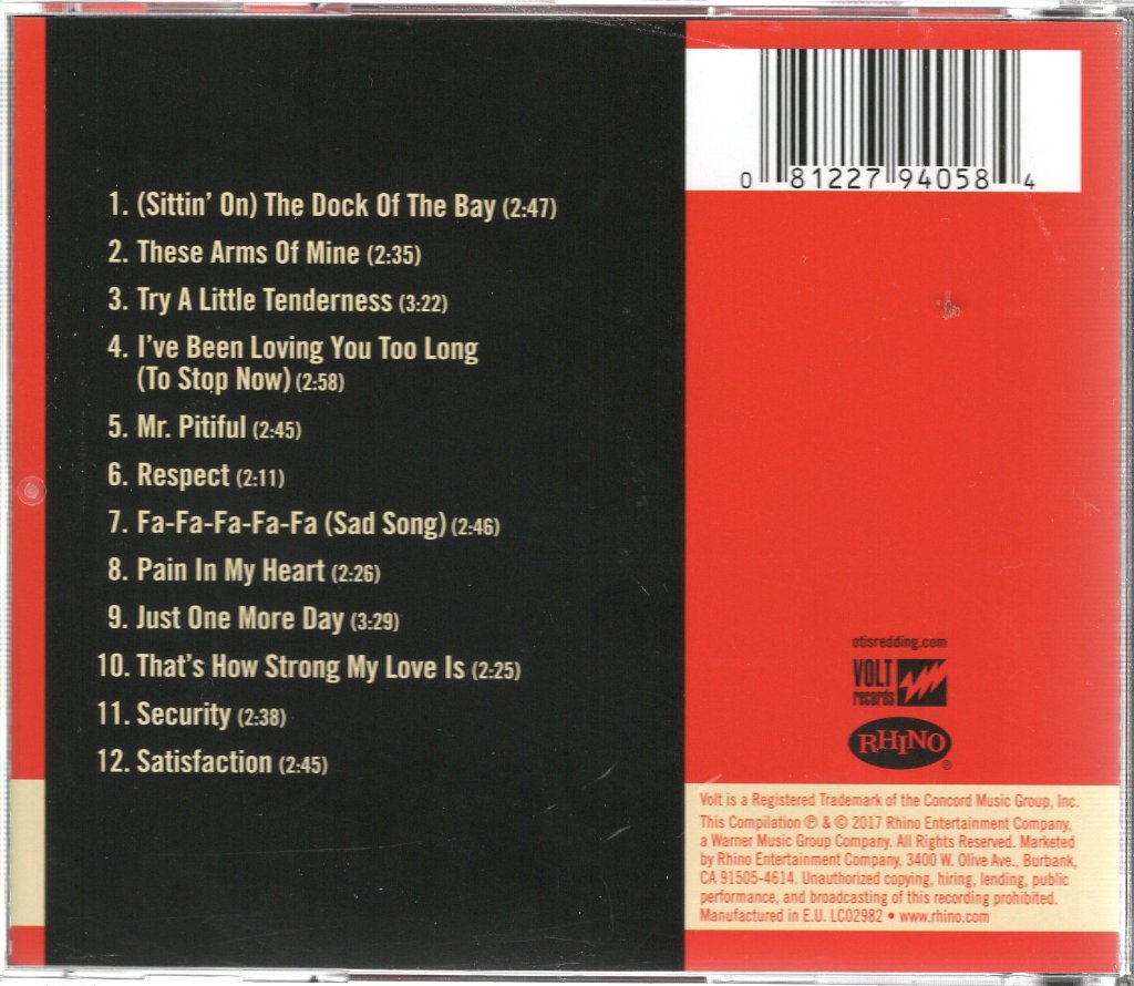 Otis Redding - Stax Classics - Cd