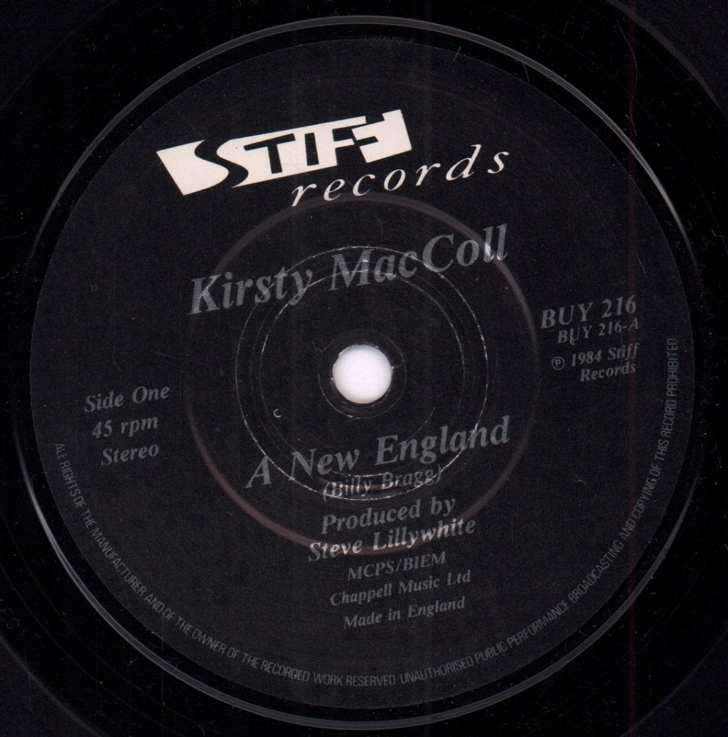 Kirsty MacColl - A New England - 7 Inch