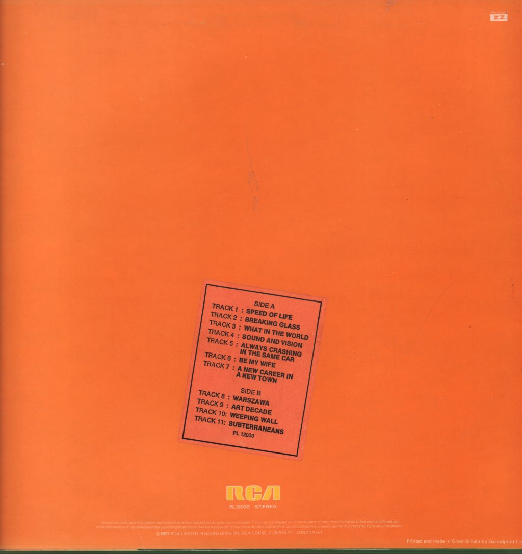 David Bowie - Low - Lp