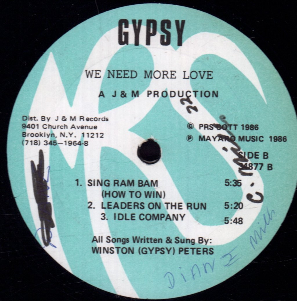 Gypsy - We Need More Love - Lp