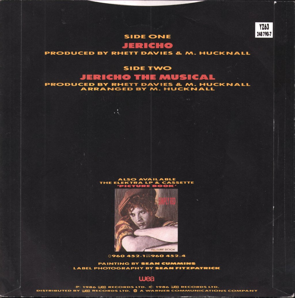 Simply Red - Jericho - 7 Inch