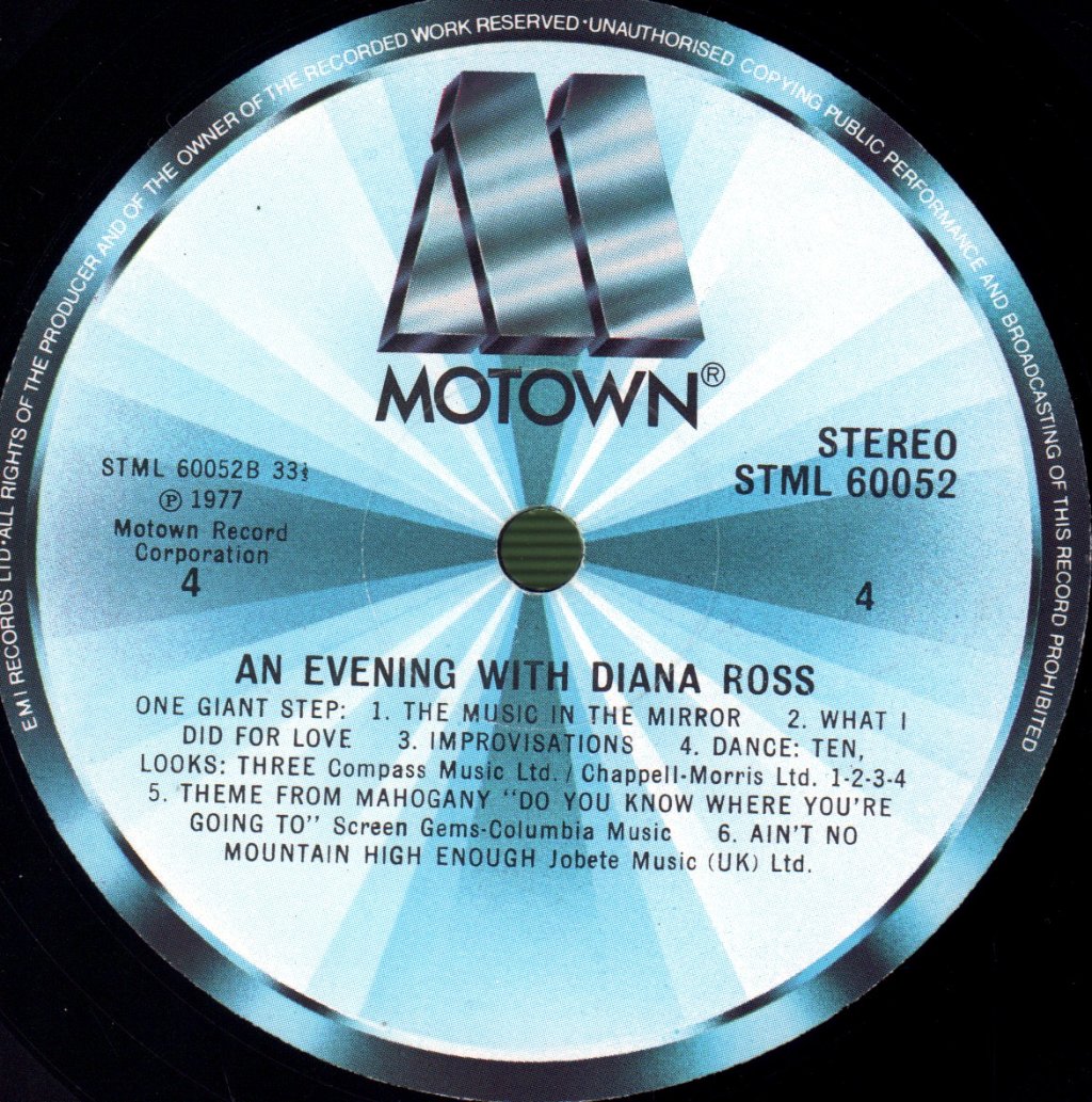 Diana Ross - An Evening With Diana Ross - Double Lp