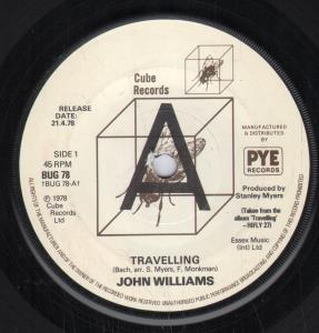 John Williams (Guitarist) - Travelling - 7 Inch