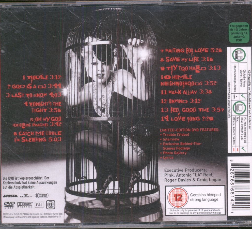 P!nk - Try This - Cd/Dvd