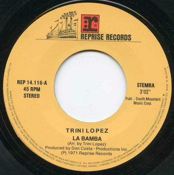 Trini Lopez - La Bamba / If I Had A Hammer - 7 Inch