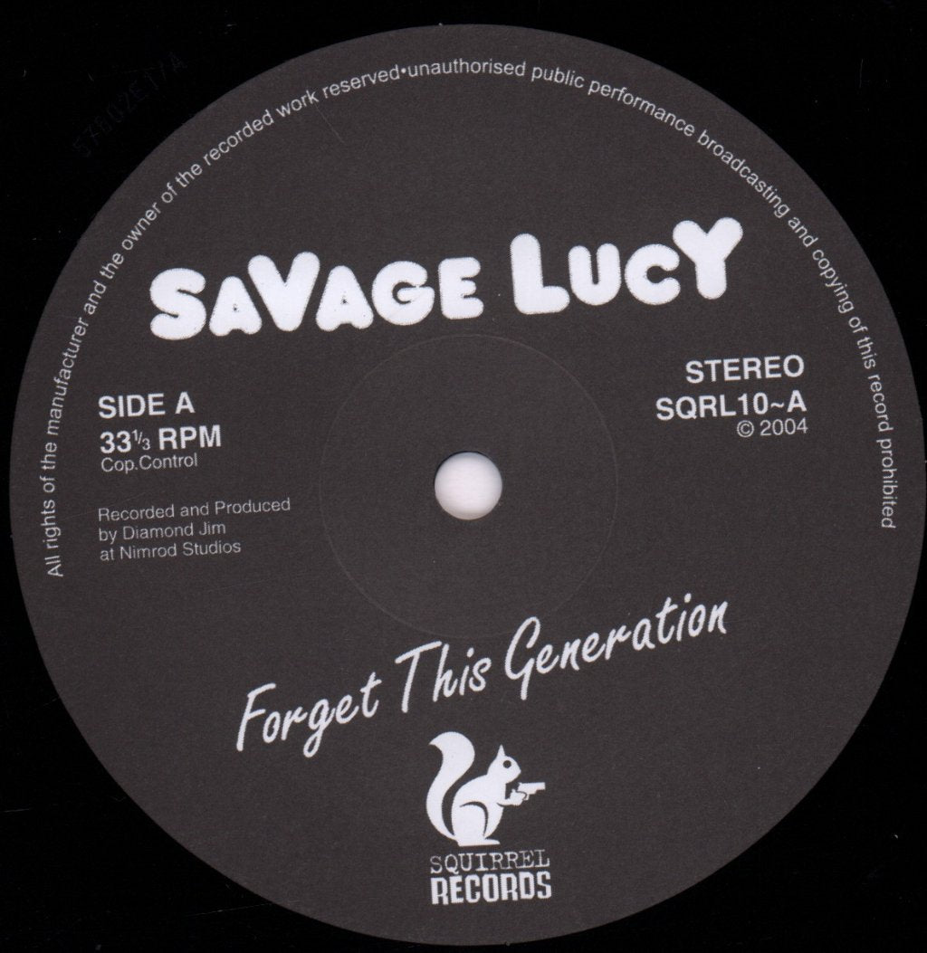 Savage Lucy - Forget This Generation - Lp