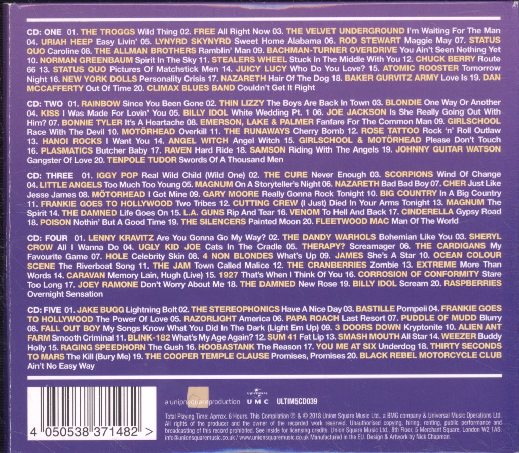 Various Artists - Rock Road Trip (The Ultimate Collection) - Cd Set