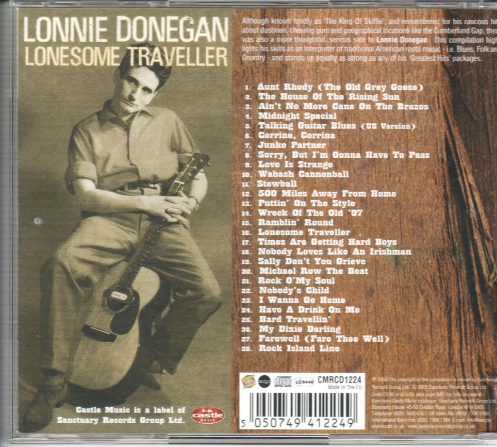 Lonnie Donegan - Lonesome Traveller - Cd