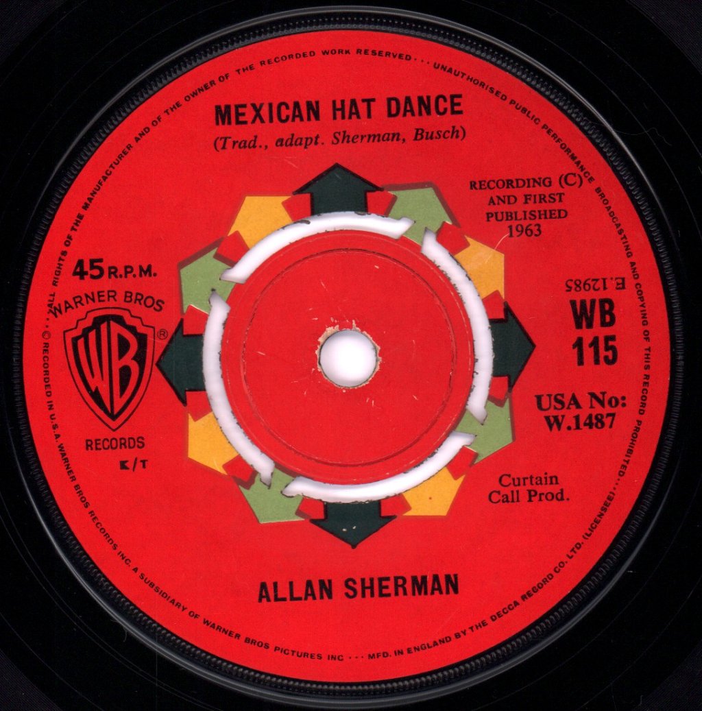Allan Sherman - Mexican Hat Dance - 7 Inch