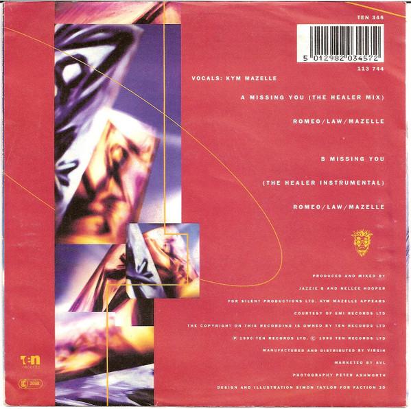 Soul II Soul - Missing You - 7 Inch