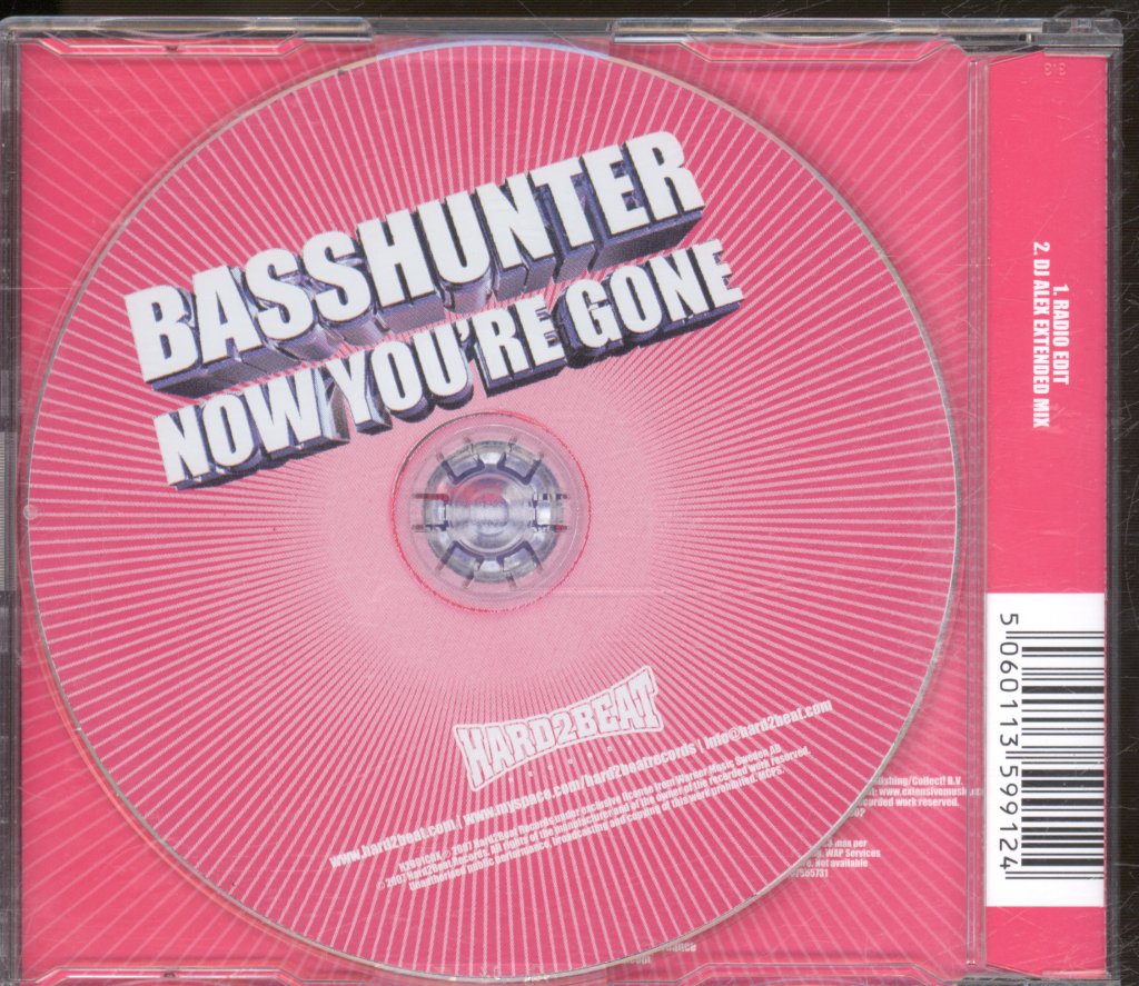 Basshunter - Now You're Gone - Cd