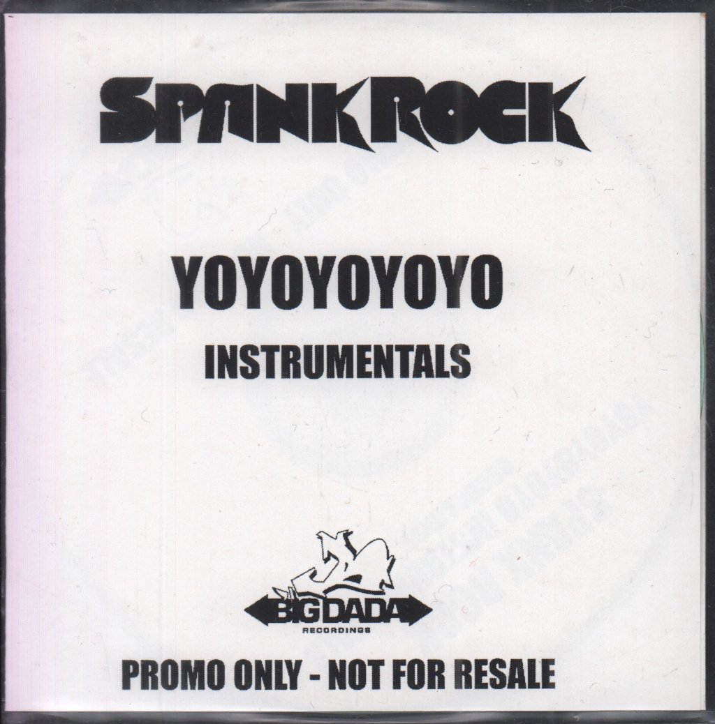 Spank Rock - YoYoYoYoYo instrumentals - Cdr