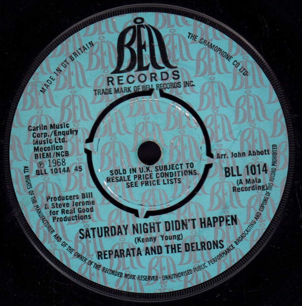 Reparata And The Delrons - Saturday Night Didn't Happen - 7 Inch