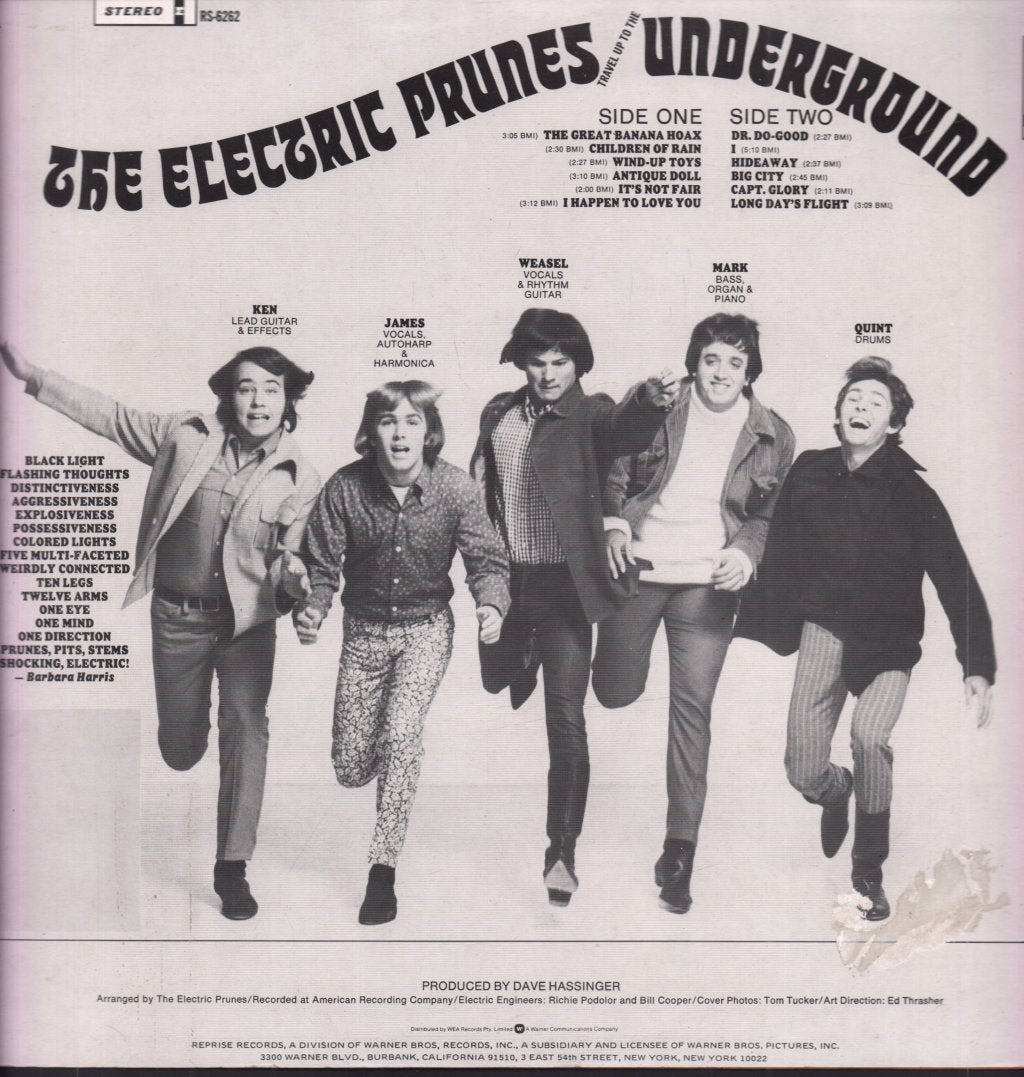 Electric Prunes - Underground - Lp