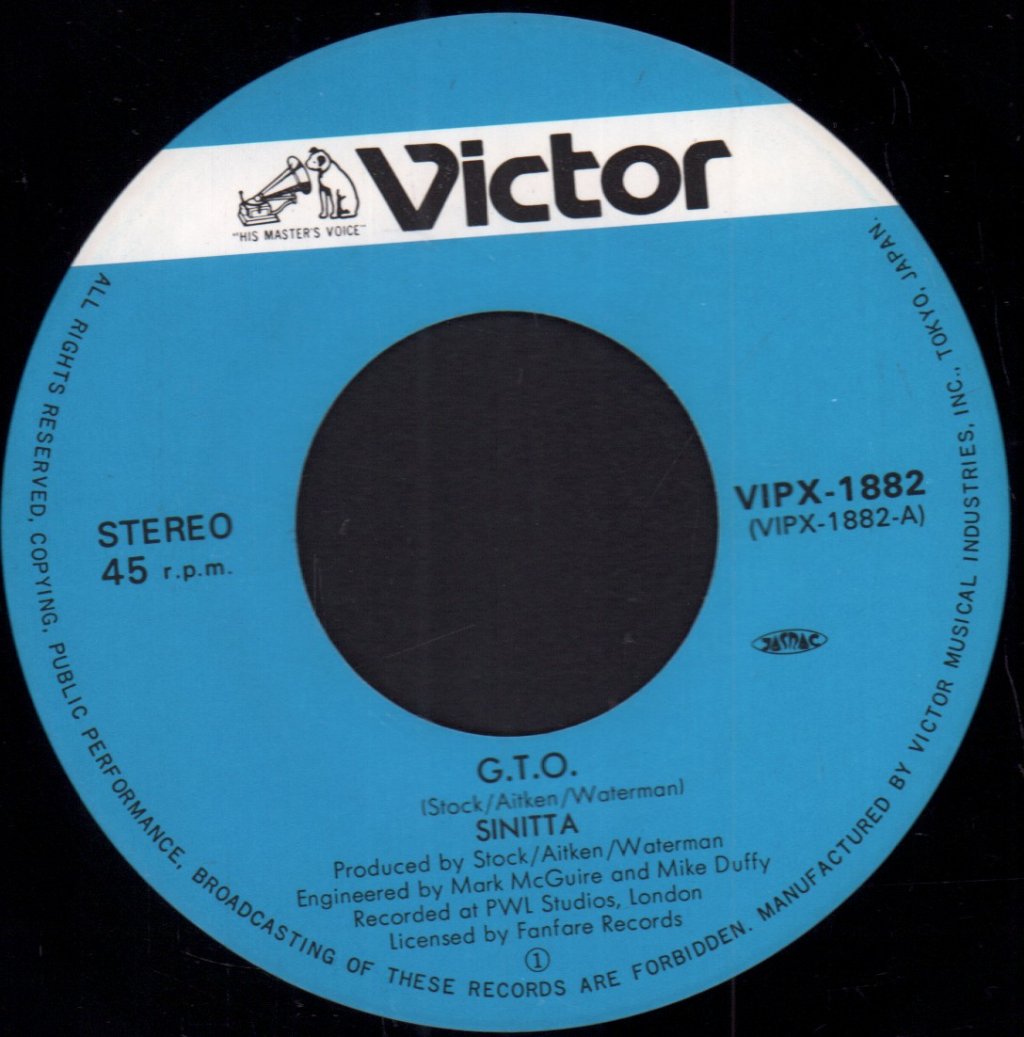Sinitta - Gto - 7 Inch