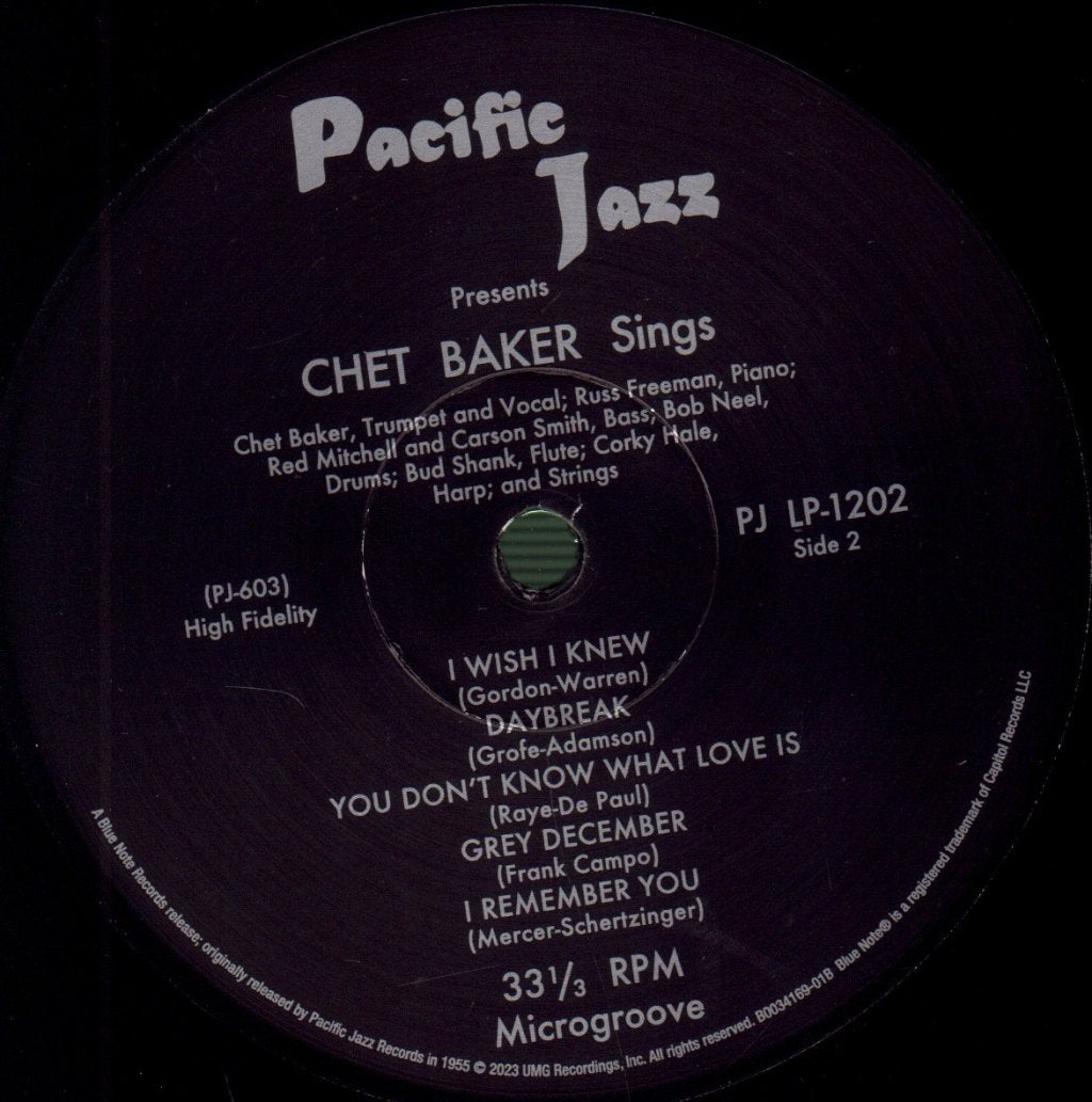 Chet Baker - Sings And Plays With Bud Shank, Russ Freeman And Strings - Lp