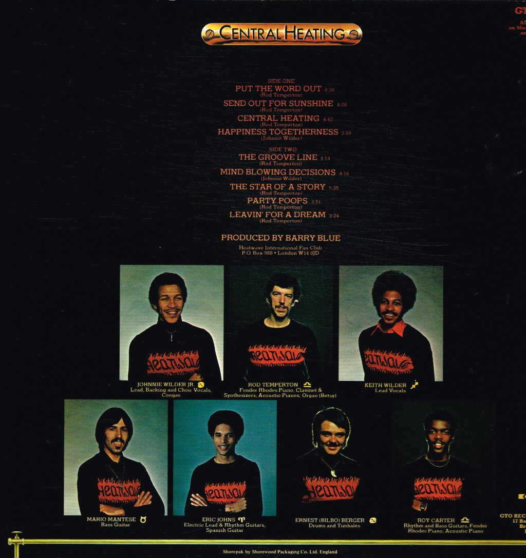 Heatwave - Central Heating - Lp