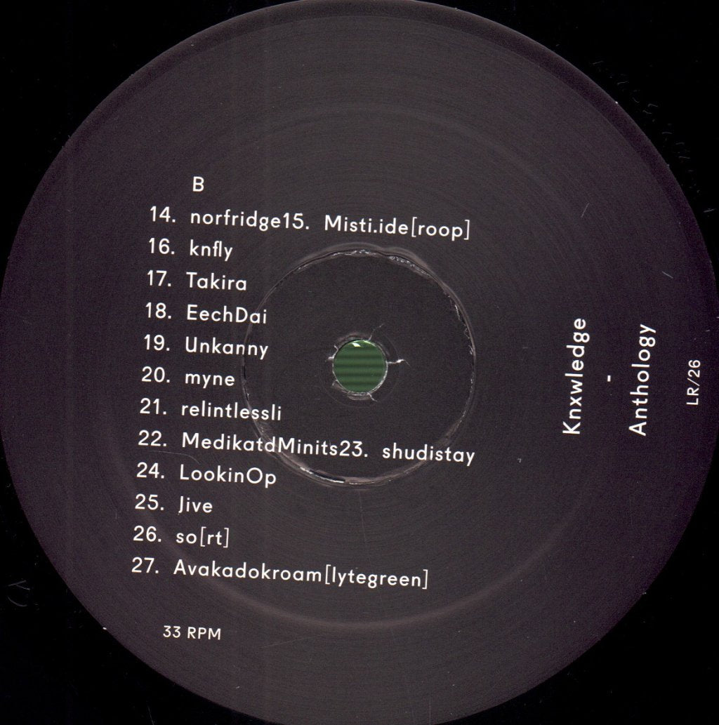 Knxwledge - Anthology - Double Lp