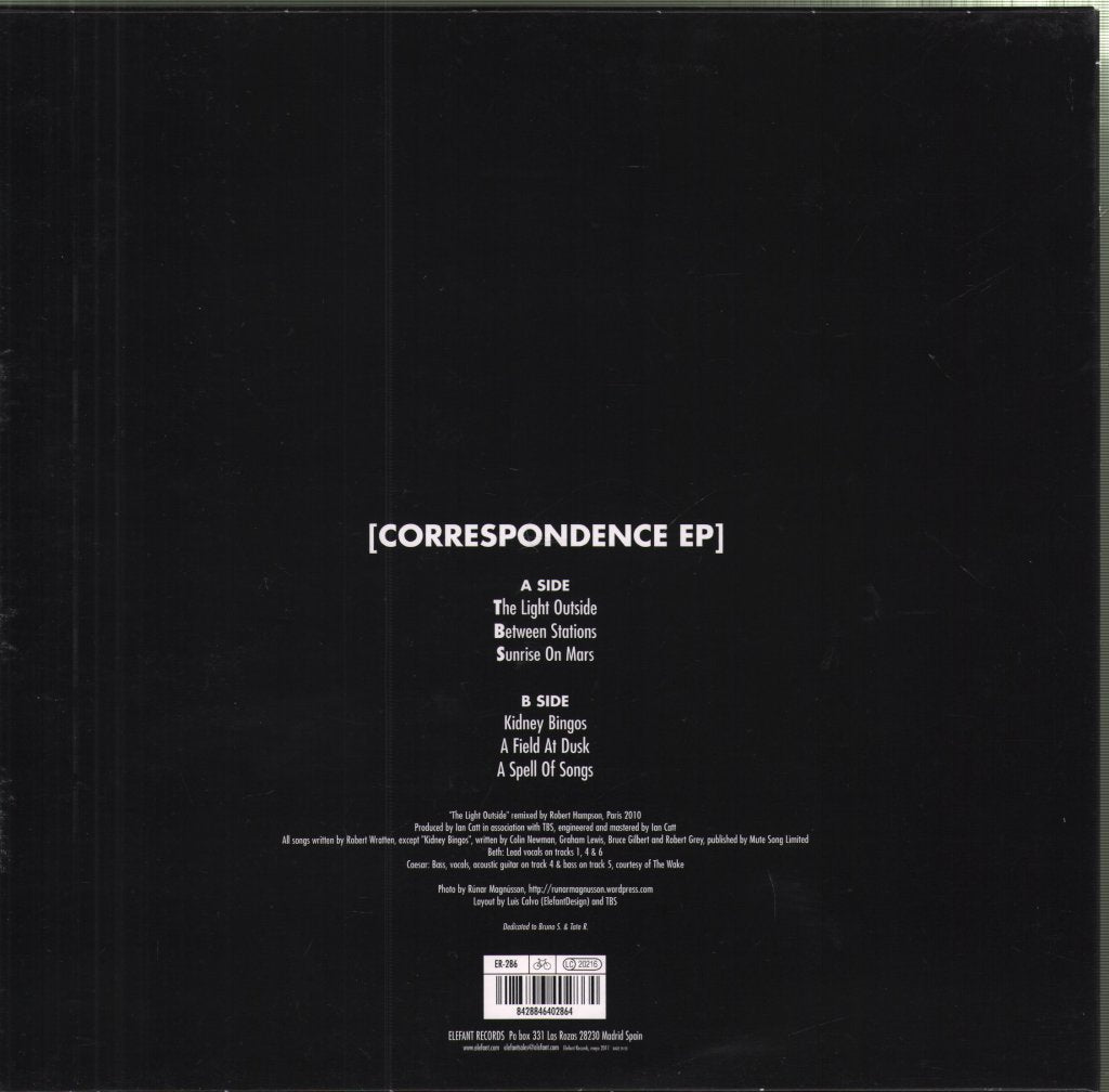 Trembling Blue Stars - Correspondence EP - 10 Inch