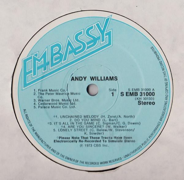 Andy Williams - Andy Williams - Lp