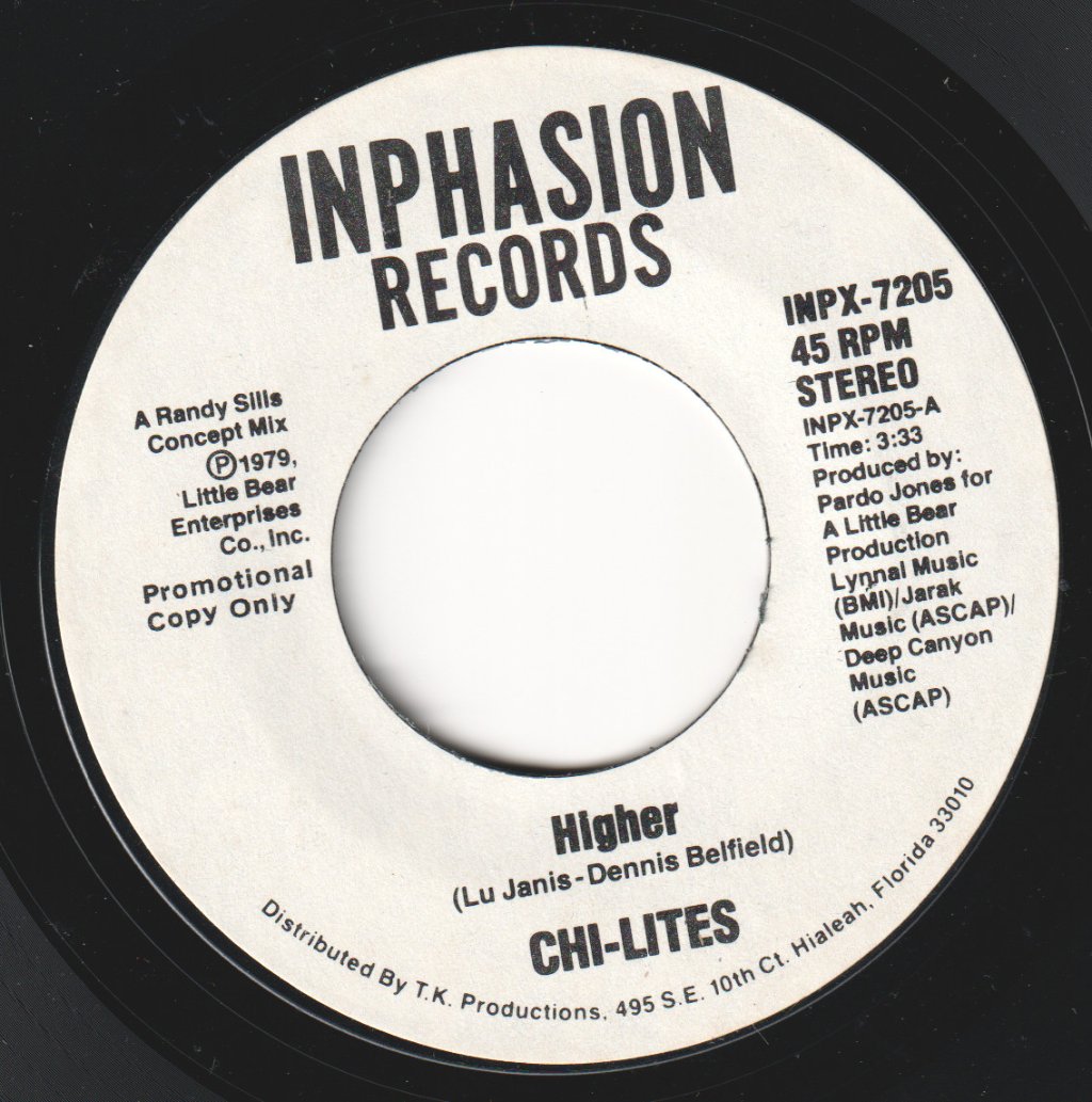 Chi-Lites - Higher - 7 Inch
