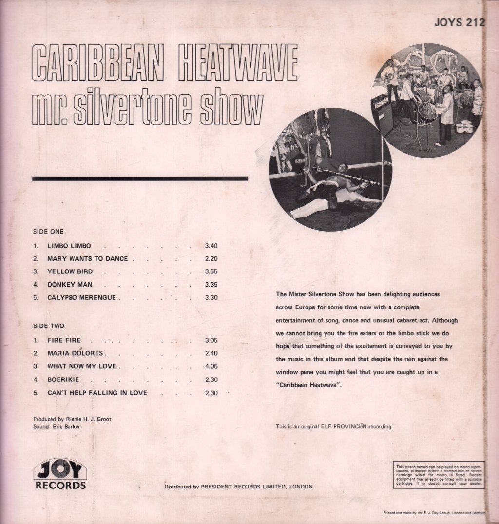Mr.silvertone Show - Caribbean Heatwave - Lp