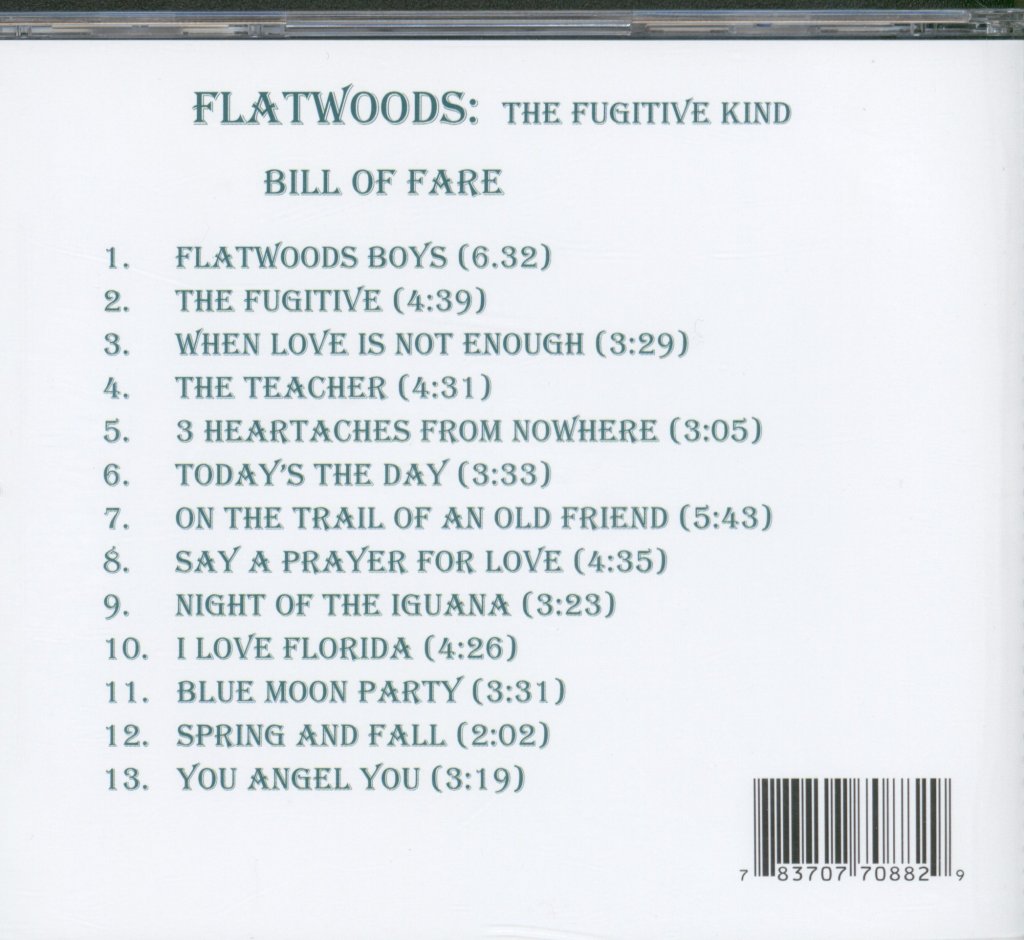 Flatwoods - Fugitive Kind - Cd