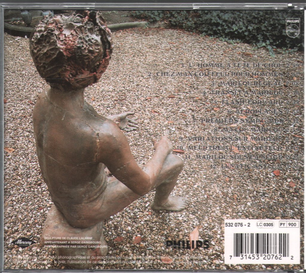 Serge Gainsbourg - L'Homme À Tête De Chou - Cd