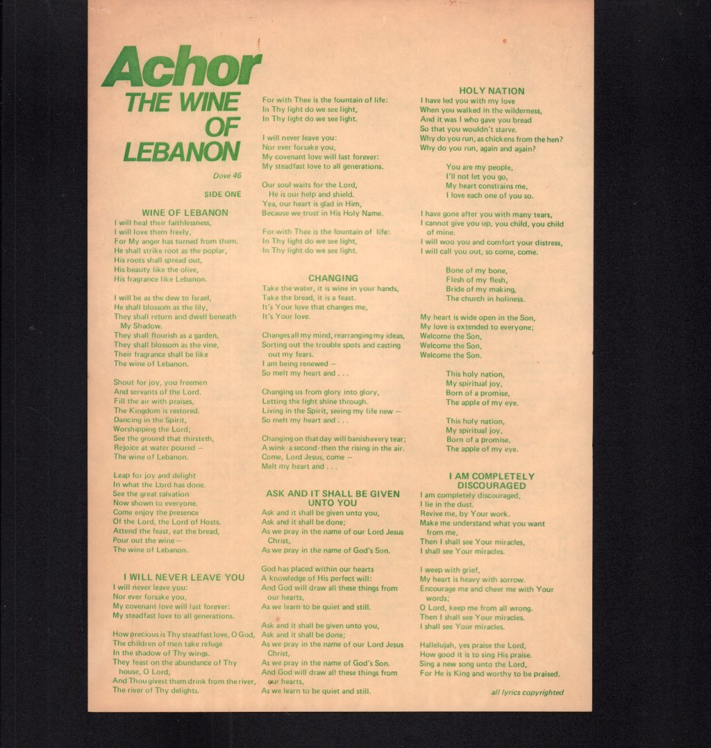 Wine Of Lebanon - Wine Of Lebanon - Lp