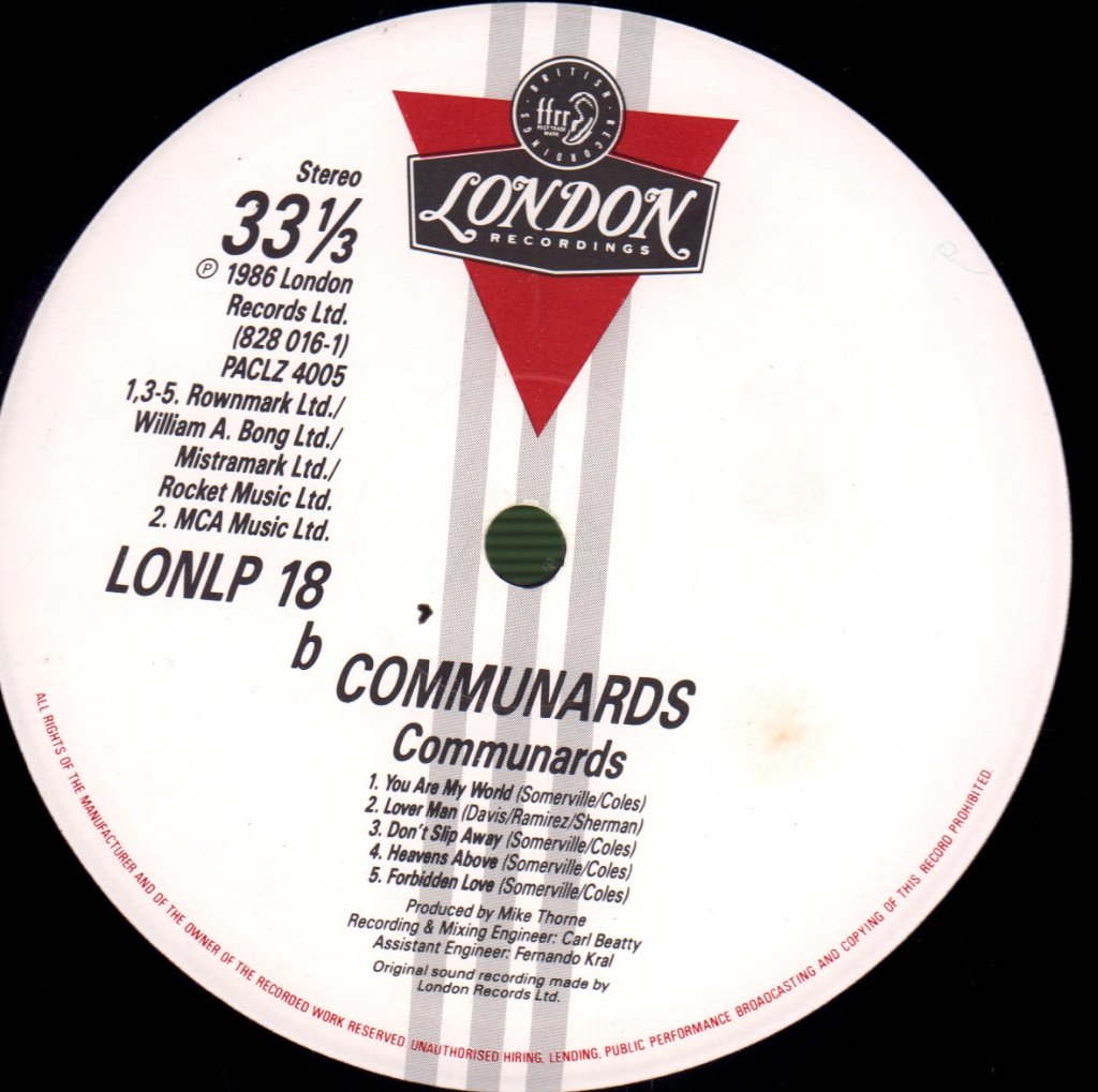 Communards - Communards - Lp