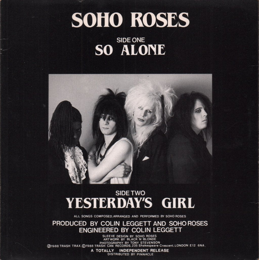 Soho Roses - So Alone - 7 Inch