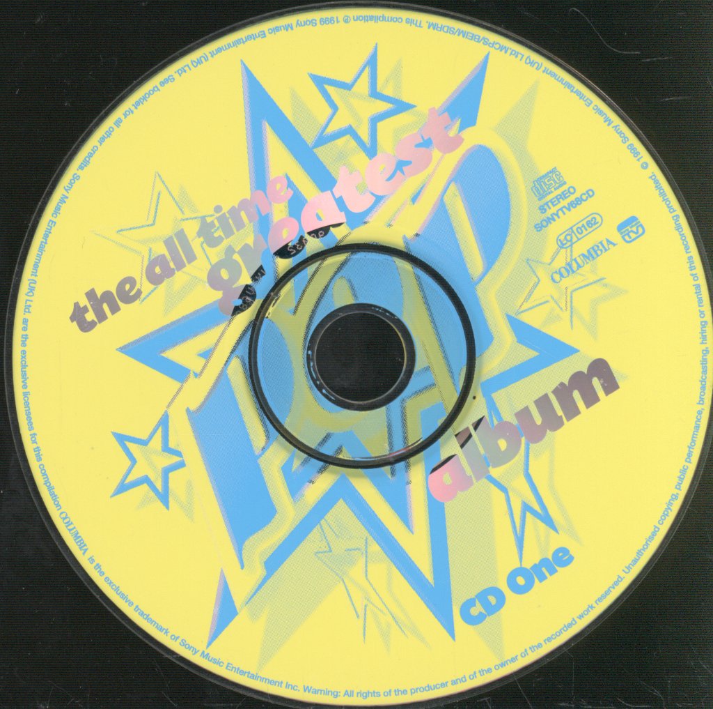 Various Artists - All Time Greatest Pop Album - Double Cd