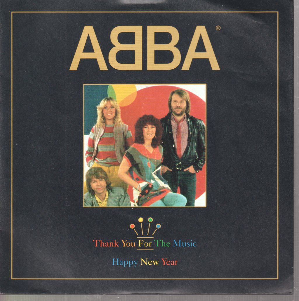 ABBA - Thank You For The Music / Happy New Year - 7 Inch