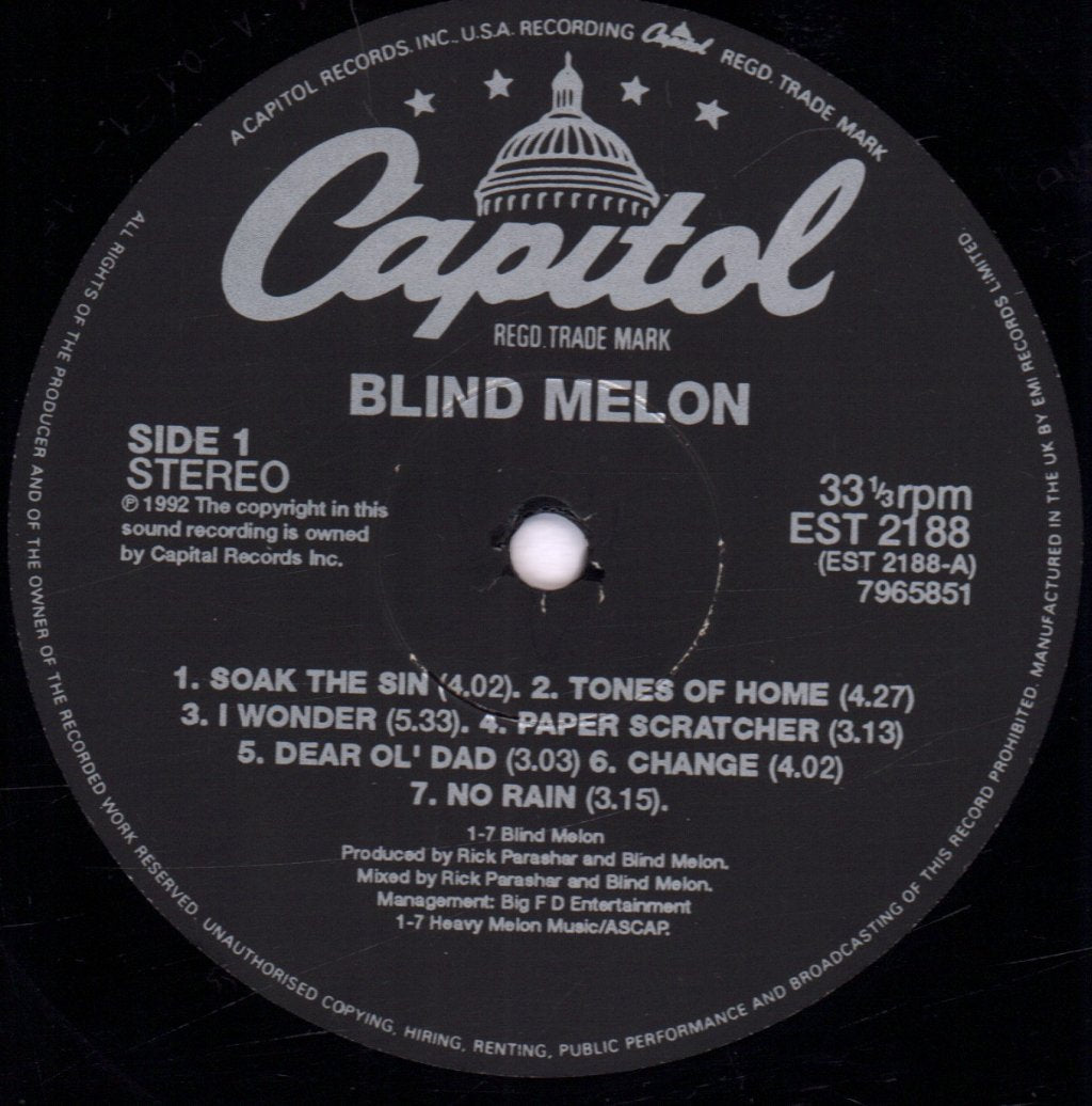 Blind Melon - Blind Melon - Lp