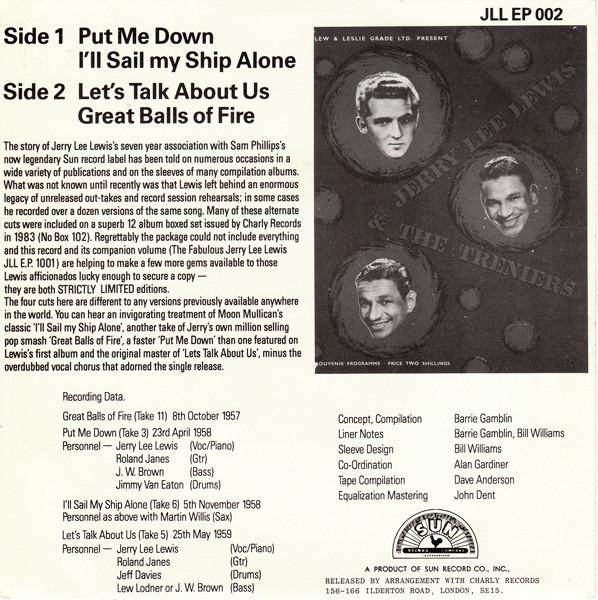 Jerry Lee Lewis - Fabulous Jerry Lee Lewis Volume Two - 7 Inch